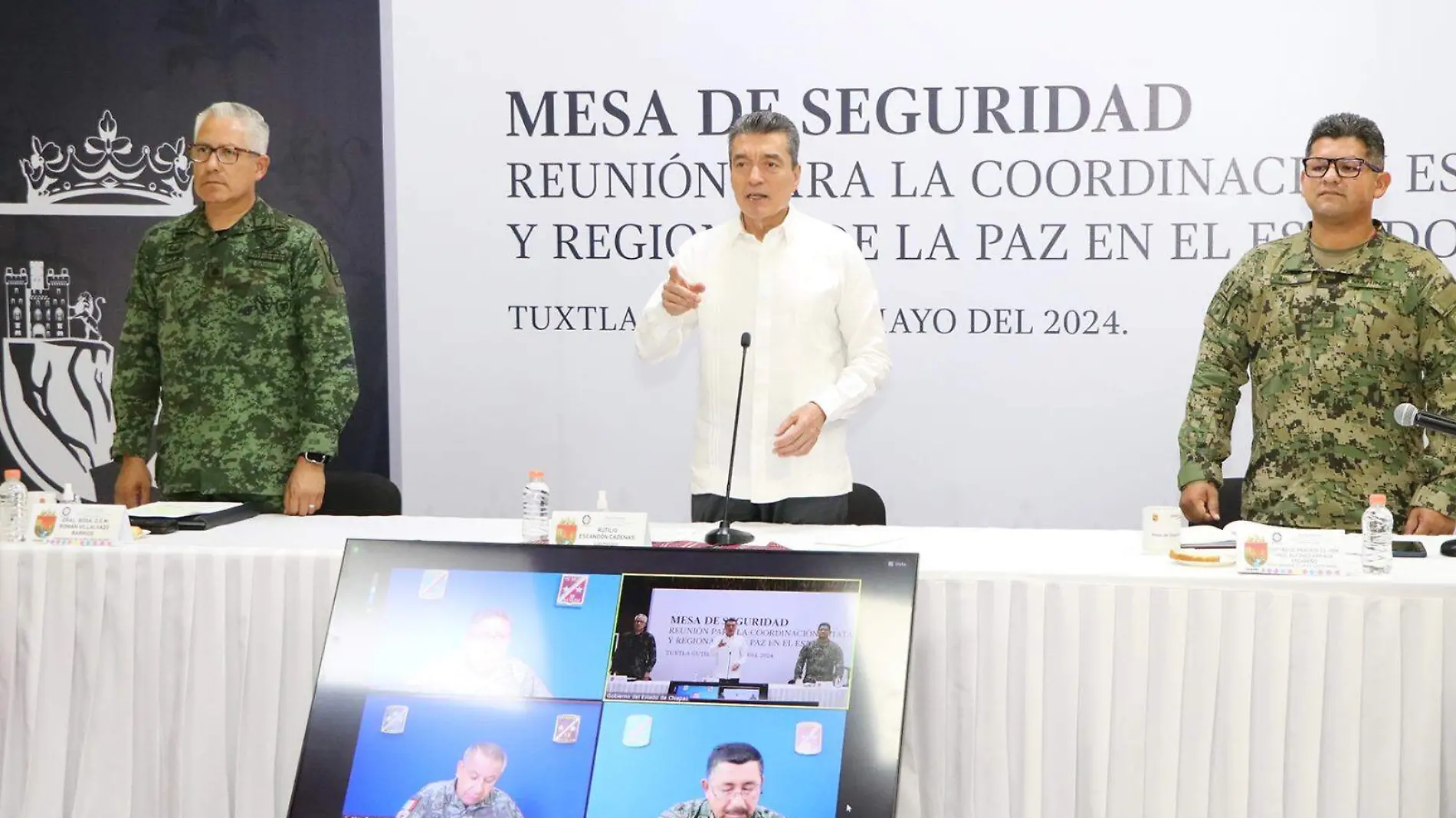 mesa de seguridad